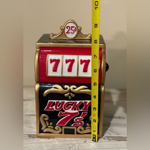 Vintage Fitz & Floyd Game Night Ceramic Cookie Jar - Picture 7 of 8